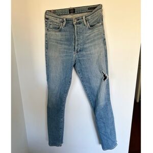 Citizens of Humanity Olivia High Rise Slim Ankle, Size 27